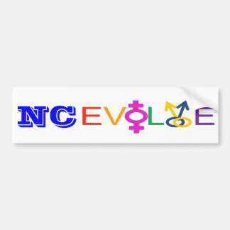 NC Evolve Bumpersticker