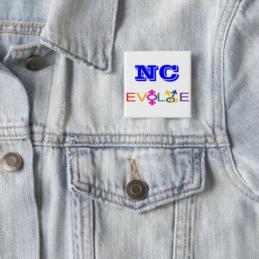 NC Evolve Vierkante Button 5,1 Cm (In situ)