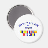 NC Kat Hawk Signal Flags Magneet (Voorkant / Achterkant)