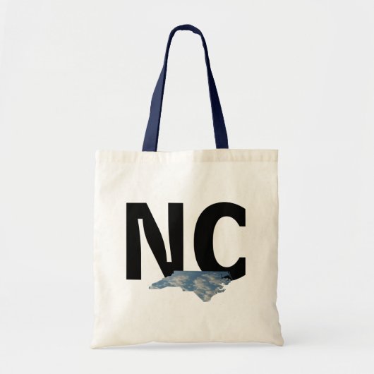 NC met wolken Tote Bag (Voorkant)
