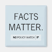 NC Policy Watch: Feiten Matter | Magneet (Voorkant)