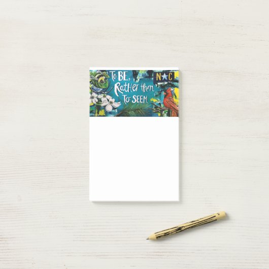 NC Pride post die hij aantekent Post-it® Notes (Op bureau)