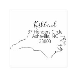 NC | Staat van North Carolina Retouradresstempel Zelfinktende Stempel