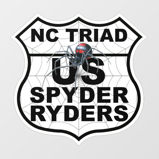 NC Triad-hoofdstuk - Decal Hoofdstuklogo (Vel)