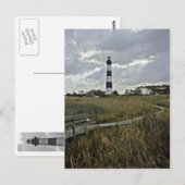 NC vuurtoren Briefkaart (Voorkant / Achterkant)