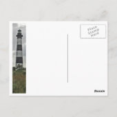 NC vuurtoren Briefkaart (Achterkant)