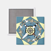 NC Vuurtorens - magneet (Voorkant / Achterkant)