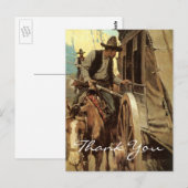 NC Wyeth Cowboy Briefkaart (Voorkant / Achterkant)