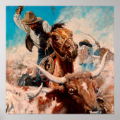 NC Wyeth Painting "Cutting Out" Poster (Voorkant)