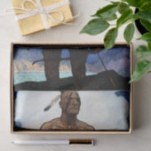 NC Wyeth Painting "Last of the Mohicans" Tissuepapier (Geschenk)