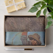NC Wyeth-schilderij "Paard springt van slang" Tissuepapier (Geschenk)