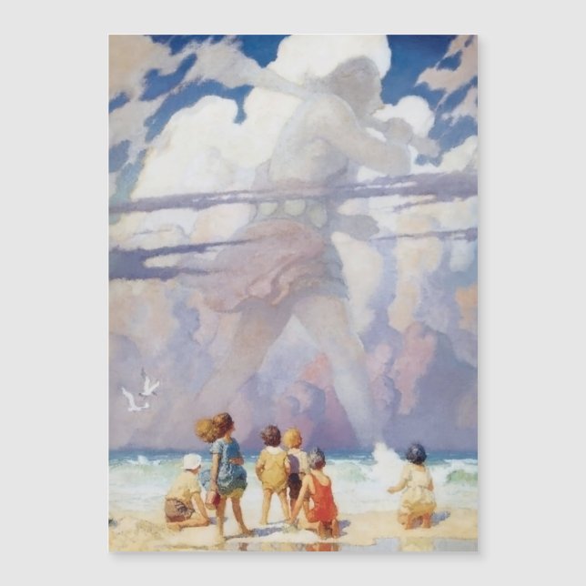 NC Wyeth The Giant Artwork Beach Coastal (Voorkant)