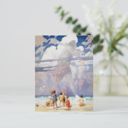 NC Wyeth The Giant Artwork Beach Coastal Briefkaart (Staand voorkant)