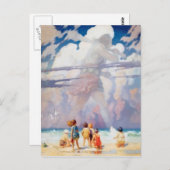 NC Wyeth The Giant Artwork Beach Coastal Briefkaart (Voorkant / Achterkant)