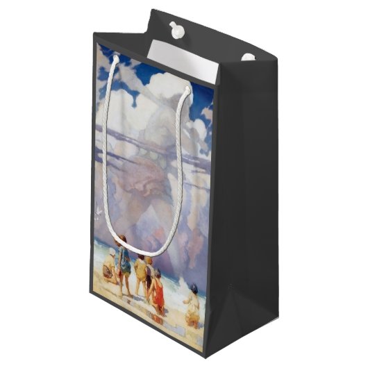 NC Wyeth The Giant Artwork Beach Coastal Klein Cadeauzakje (Voorkant Gekanteld)