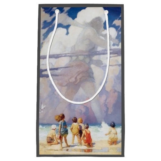 NC Wyeth The Giant Artwork Beach Coastal Klein Cadeauzakje (Voorkant)