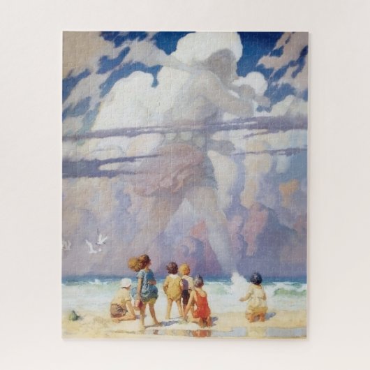 NC Wyeth The Giant Artwork Beach Coastal Legpuzzel (Verticaal)