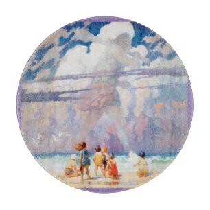 NC Wyeth The Giant Artwork Beach Coastal Snijplank