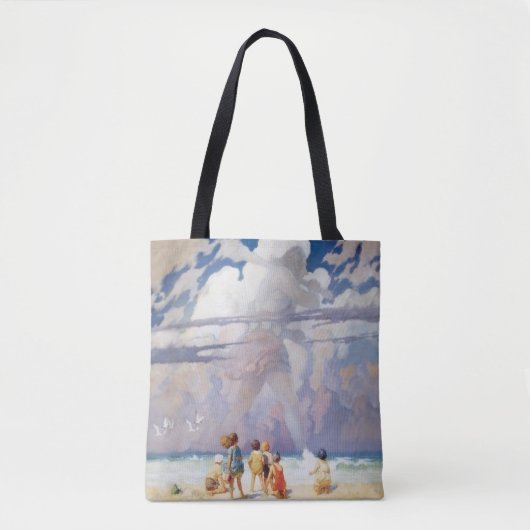 NC Wyeth The Giant Artwork Beach Coastal Tote Bag (Voorkant)