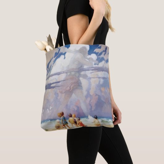 NC Wyeth The Giant Artwork Beach Coastal Tote Bag (Dichtbij)