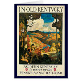  NC Wyeth Travel Poster, in Old Kentucky (Voorkant)