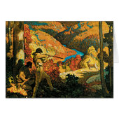  NC Wyeth Travel Poster, in Old Kentucky (Voorkant Horizontaal)