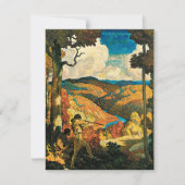  NC Wyeth Travel Poster, in Old Kentucky (Voorkant)