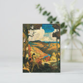  NC Wyeth Travel Poster, in Old Kentucky (Staand voorkant)