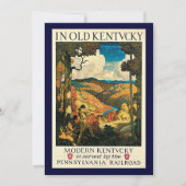 NC Wyeth Travel Poster, in Old Kentucky (Voorkant)