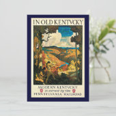 NC Wyeth Travel Poster, in Old Kentucky (Staand voorkant)