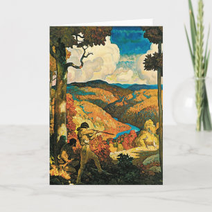  NC Wyeth Travel Poster, in Old Kentucky Kaart