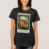  NC Wyeth Travel Poster, in Old Kentucky T-shirt (Voorkant)