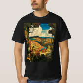 NC Wyeth Travel Poster, in Old Kentucky T-shirt (Voorkant)
