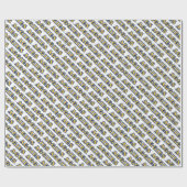 NCA&T Staatsuniversiteit | Aggies Wordmark Cadeaupapier (Vlak)