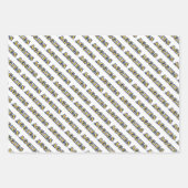 NCA&T Staatsuniversiteit | Aggies Wordmark Inpakpapier Vel (Voorkant 3)