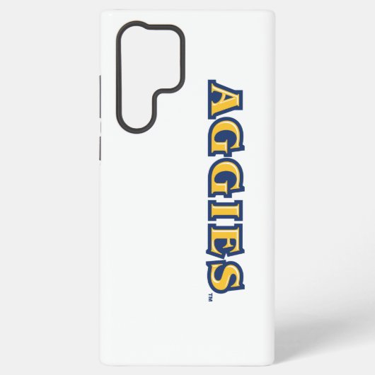 NCA&T Staatsuniversiteit | Aggies Wordmark Samsung Galaxy Hoesje (Achterkant)