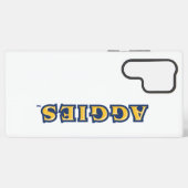 NCA&T Staatsuniversiteit | Aggies Wordmark Samsung Galaxy Hoesje (Achterkant horizontaal)