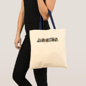NCA&T Staatsuniversiteit | Aggies Wordmark Tote Bag (Voorkant (product))
