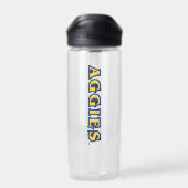 NCA&T Staatsuniversiteit | Aggies Wordmark Waterfles (Achterkant)