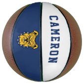 NCA&T Staatsuniversiteit | Bulldog gezicht Basketbal (Verticaal)