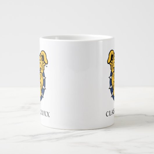 NCA&T Staatsuniversiteit | Bulldog gezicht Grote Koffiekop (Voorkant)