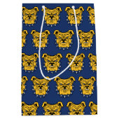 NCA&T Staatsuniversiteit | Bulldog gezicht Medium Cadeauzakje (Voorkant)