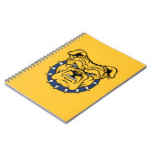 NCA&T Staatsuniversiteit | Bulldog gezicht Notitieboek (Linkerzijde)