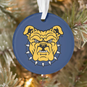 NCA&T Staatsuniversiteit   Bulldog gezicht Ornament