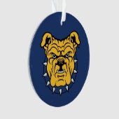 NCA&T Staatsuniversiteit | Bulldog gezicht Ornament (voorkant)
