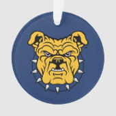 NCA&T Staatsuniversiteit | Bulldog gezicht Ornament (voorkant)