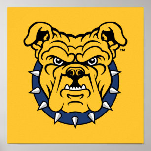 NCA&T Staatsuniversiteit   Bulldog gezicht Poster