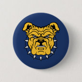 NCA&T Staatsuniversiteit | Bulldog gezicht Ronde Button 5,7 Cm (Voorkant)