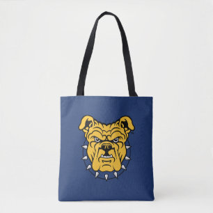NCA&T Staatsuniversiteit   Bulldog gezicht Tote Bag