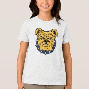 NCA&T Staatsuniversiteit Bulldog gezicht Tri-Blend Shirt